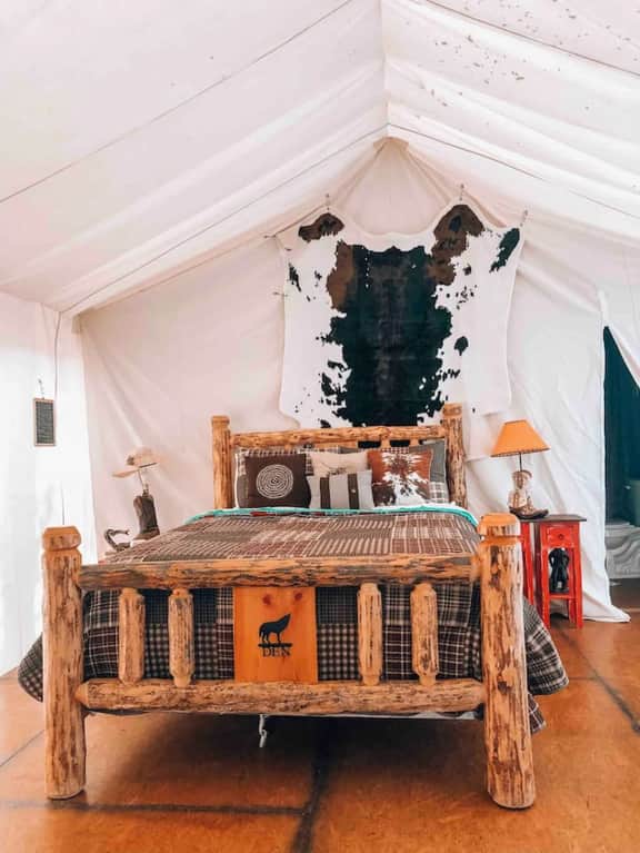 Pet Friendly Wild West  Luxury Glamping tent
