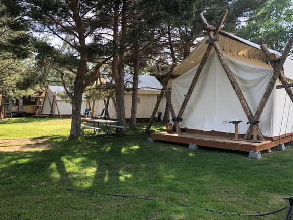 Pet Friendly Zen Luxury Glamping tent