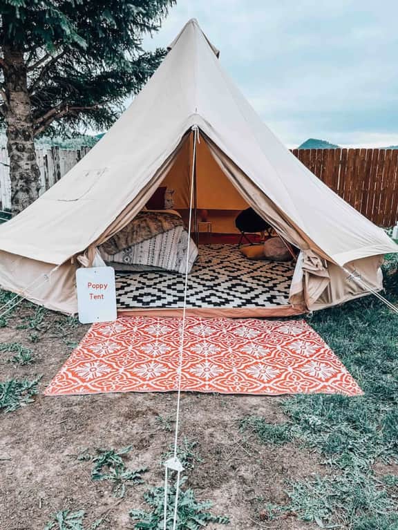 Poppy boho tent