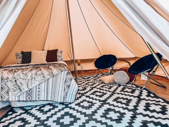 Poppy boho tent